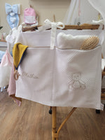 Marsupio da culla, pannello porta oggetti per culla