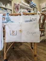 Marsupio da culla, pannello porta oggetti per culla