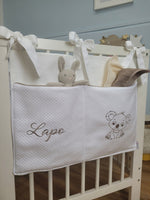 Marsupio da culla, pannello porta oggetti per culla