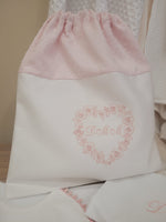 Sacca cambio baby love plumetis