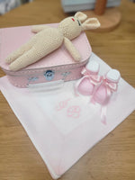 Quadrato in lino e piquè di cotone BASIC