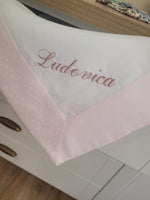 Quadrato in lino e piquè di cotone BASIC