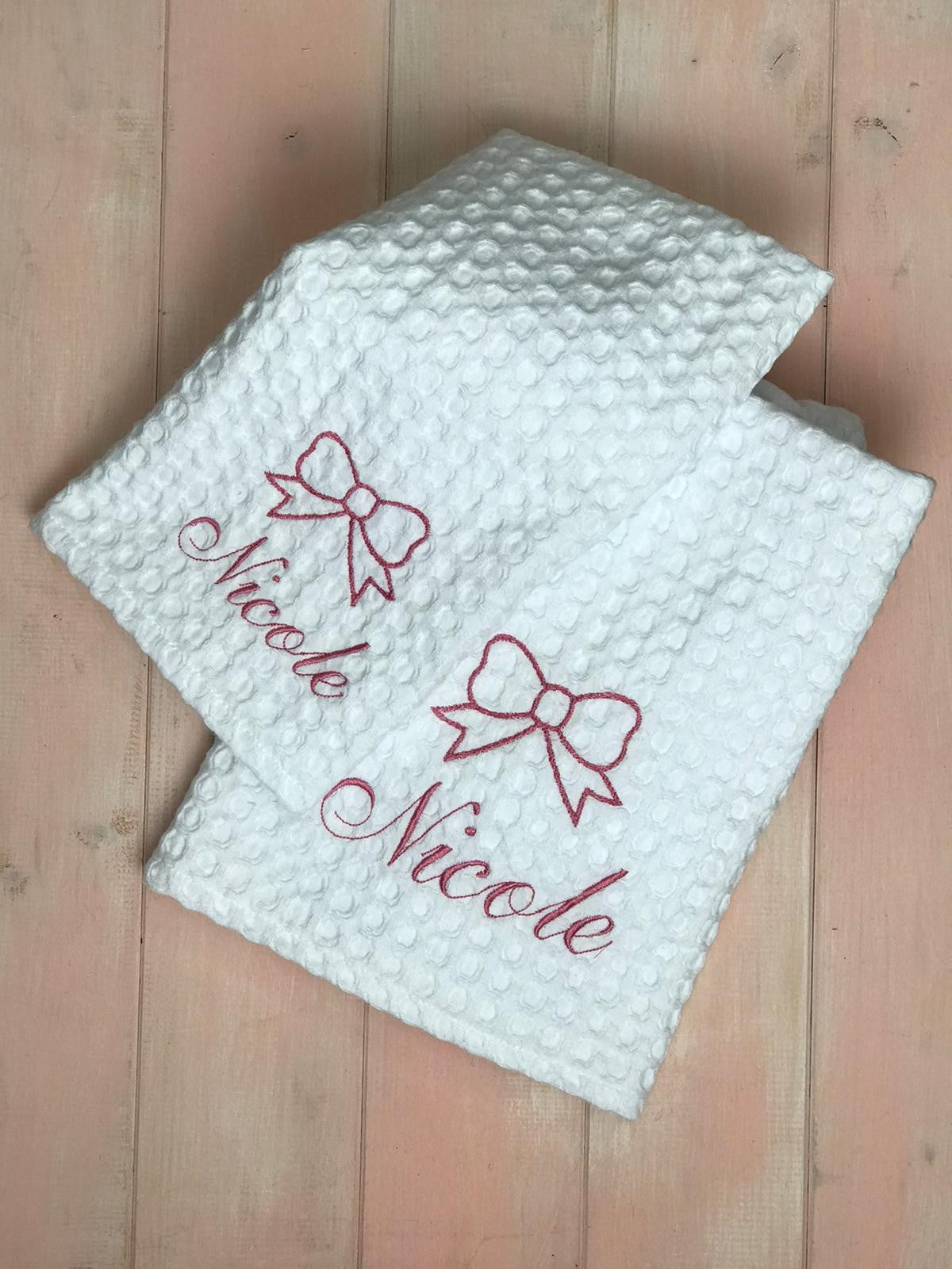 Coppia asciugamani in apone