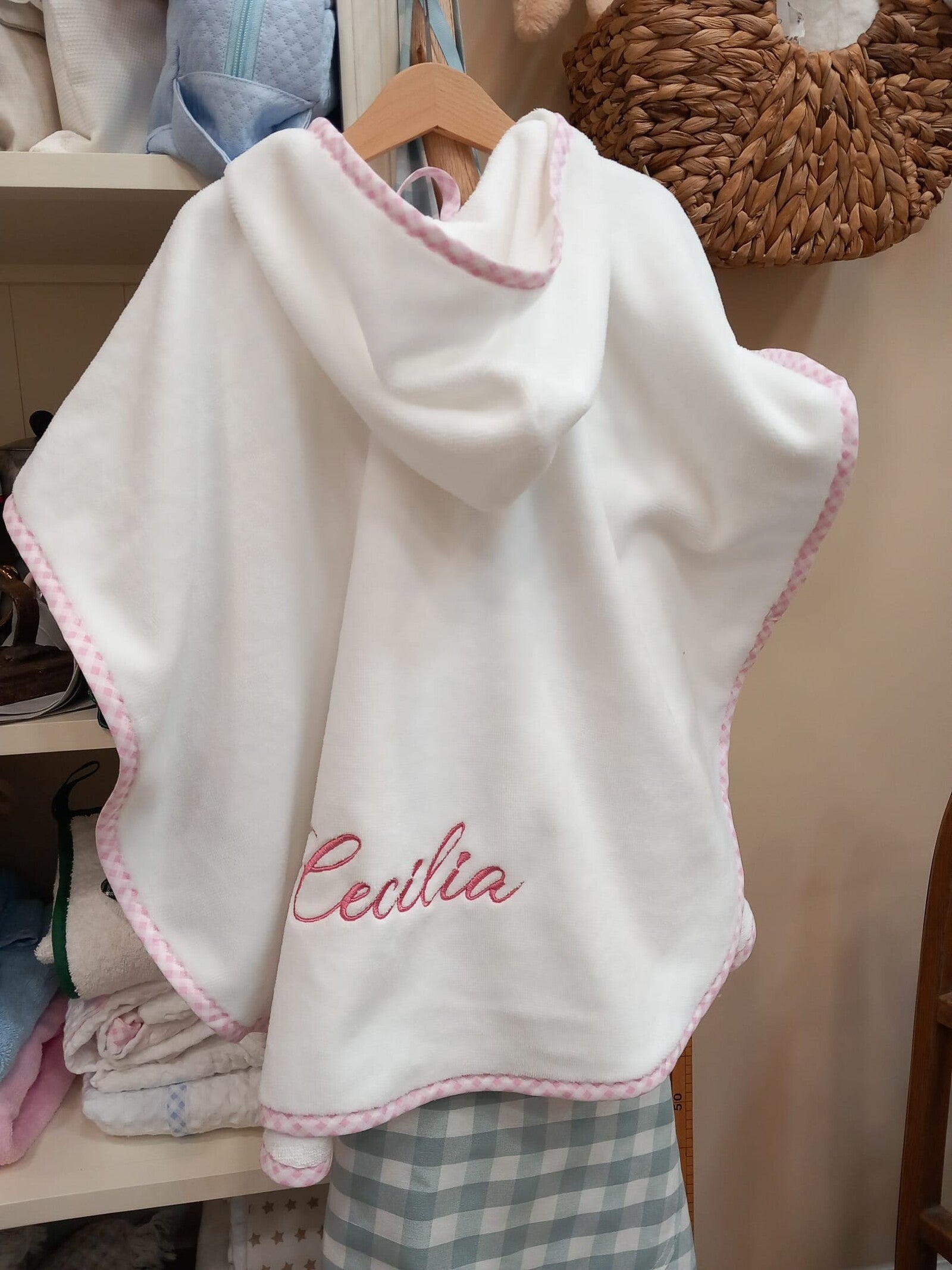 Accappatoio Poncho in spugna di bamboo