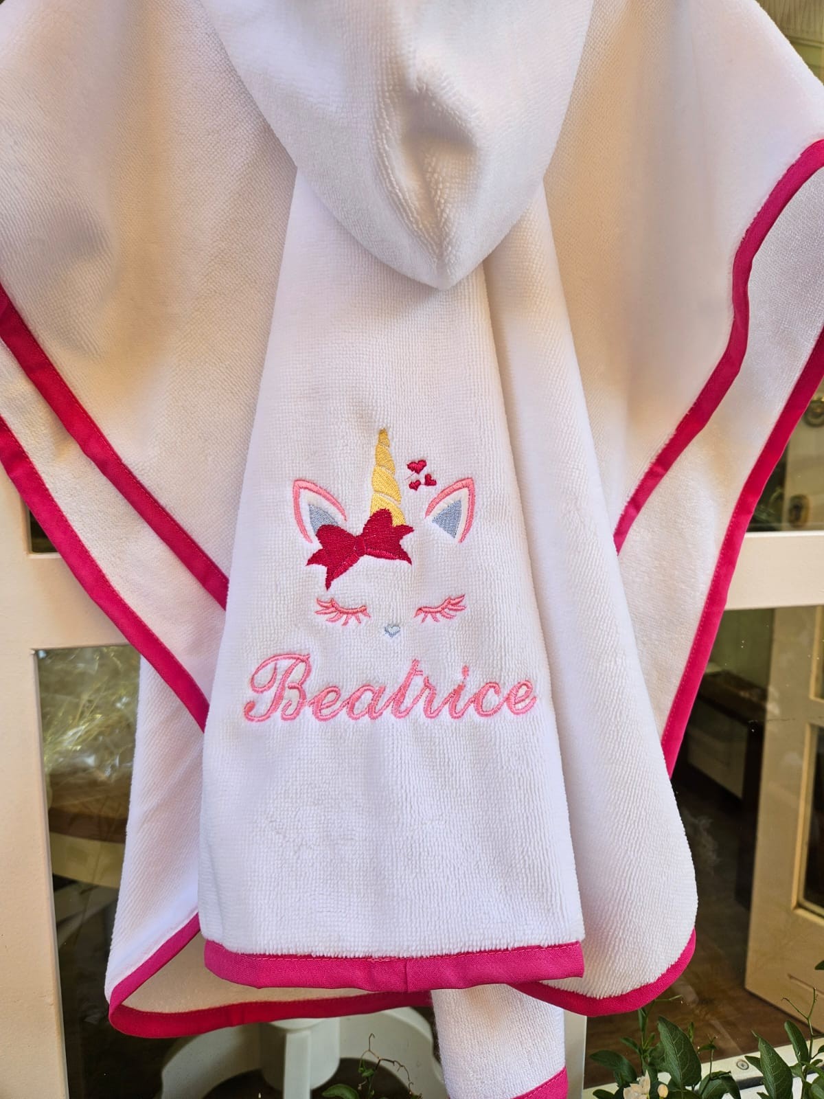 Accappatoio Poncho in spugna di bamboo