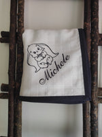 Quadrato in cotone con profilo