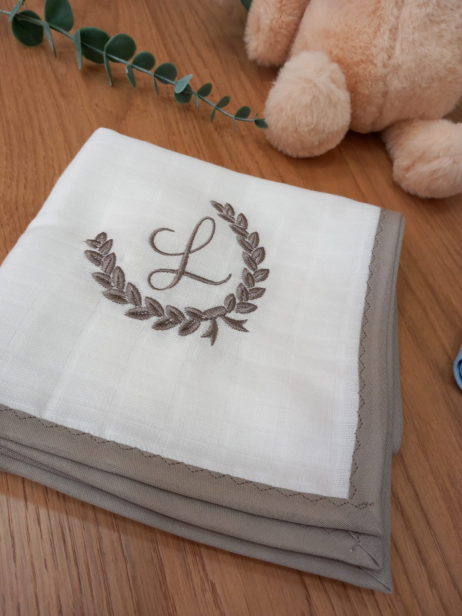 Quadrato in cotone con profilo