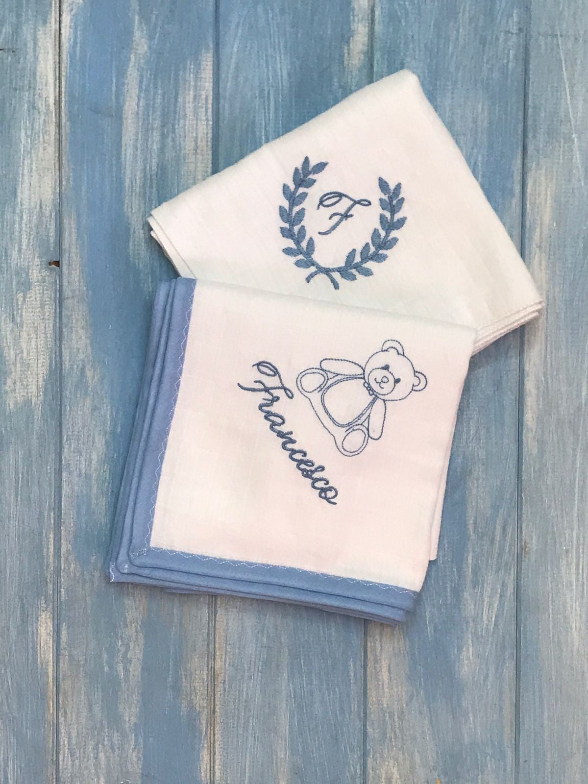 Quadrato in cotone con profilo