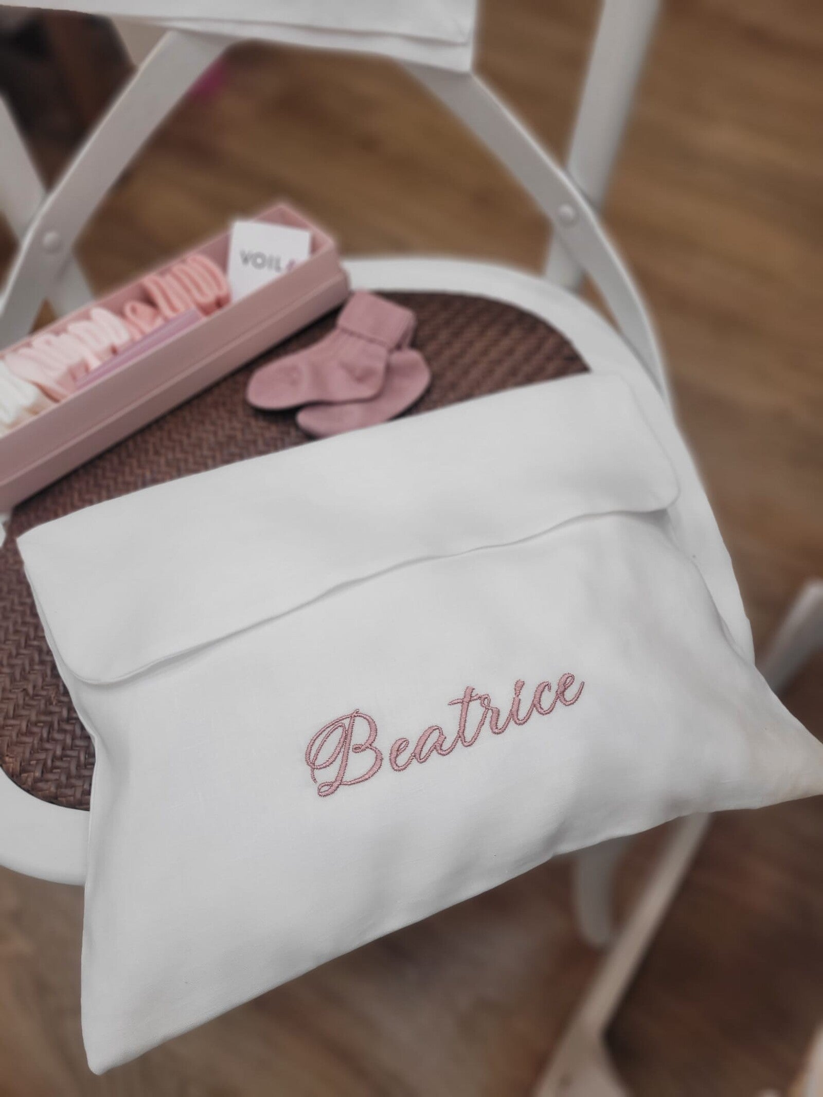 Busta nascita in lino