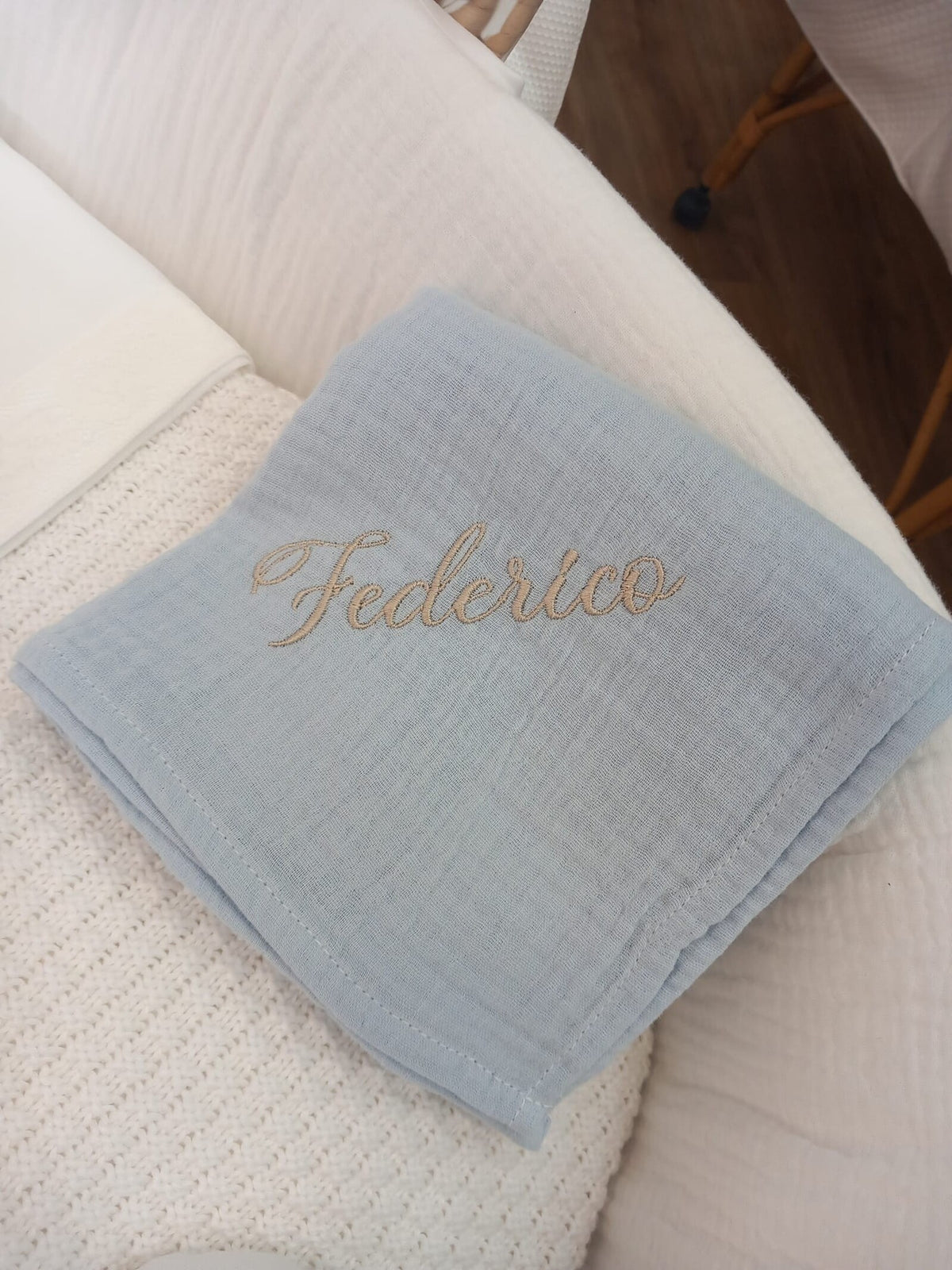 Mussola di cotone personalizzata