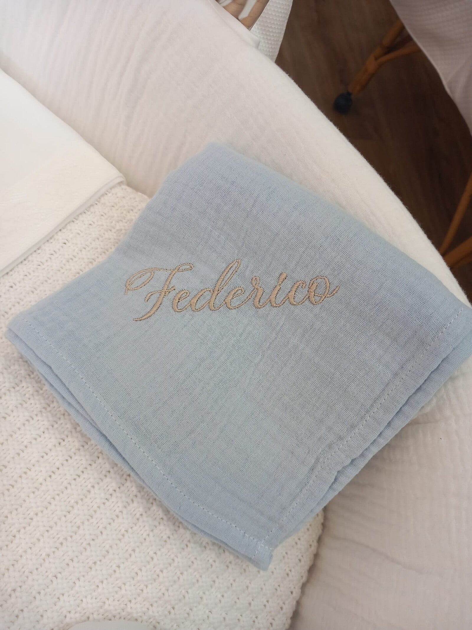 Mussola di cotone personalizzata