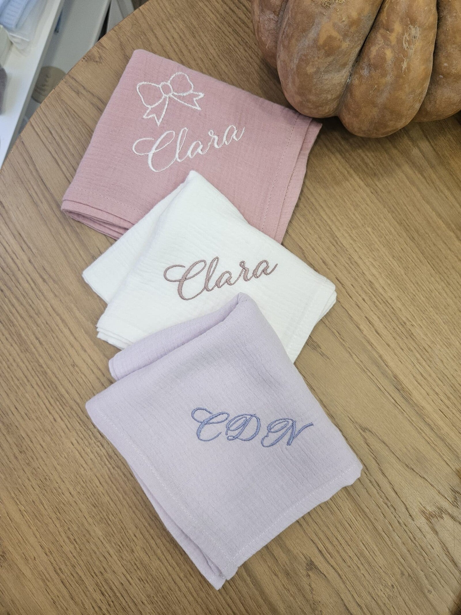 Mussola di cotone personalizzata