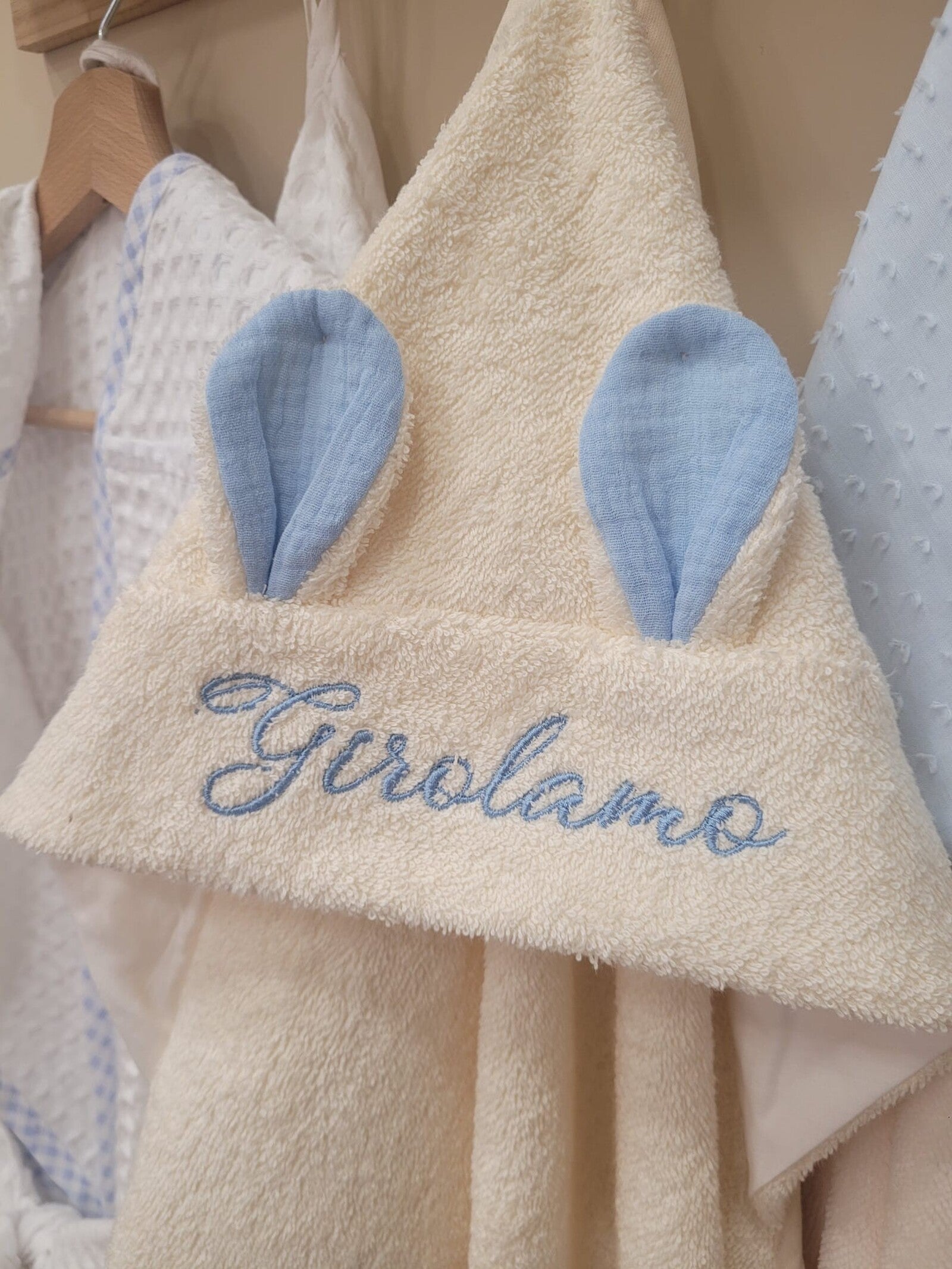 Accappatoio Rabbit in spugna di cotone MOUSSE