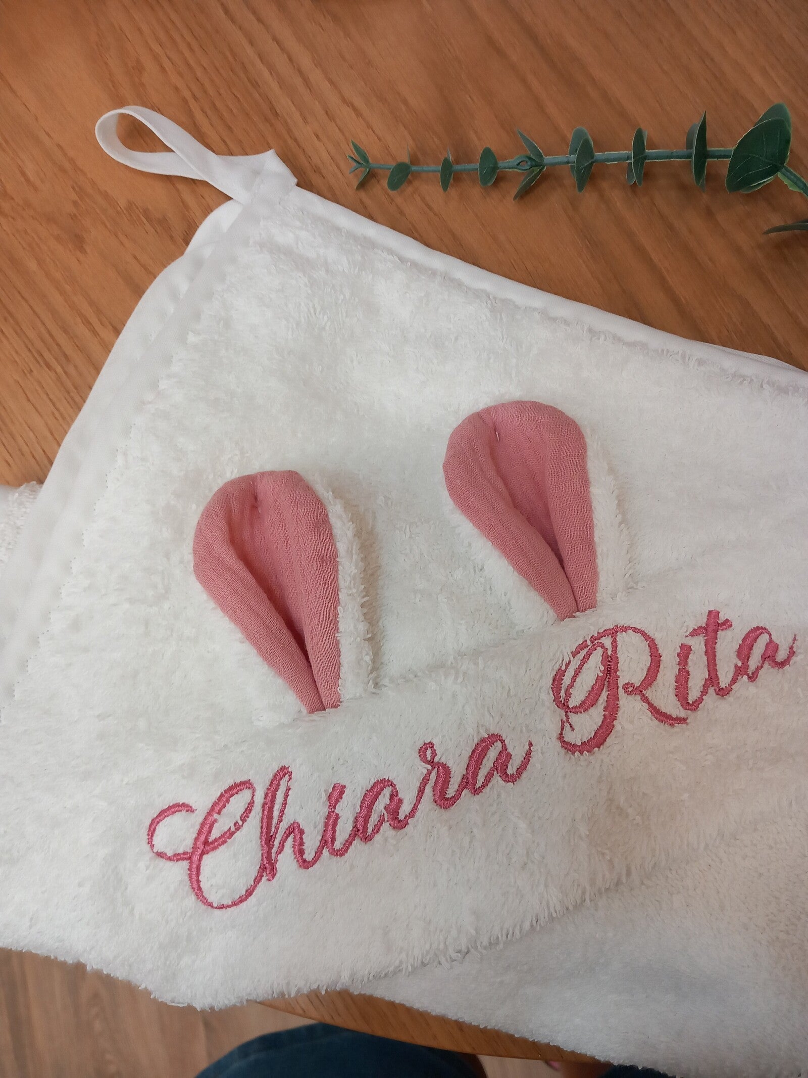 Accappatoio Rabbit in spugna di cotone MOUSSE