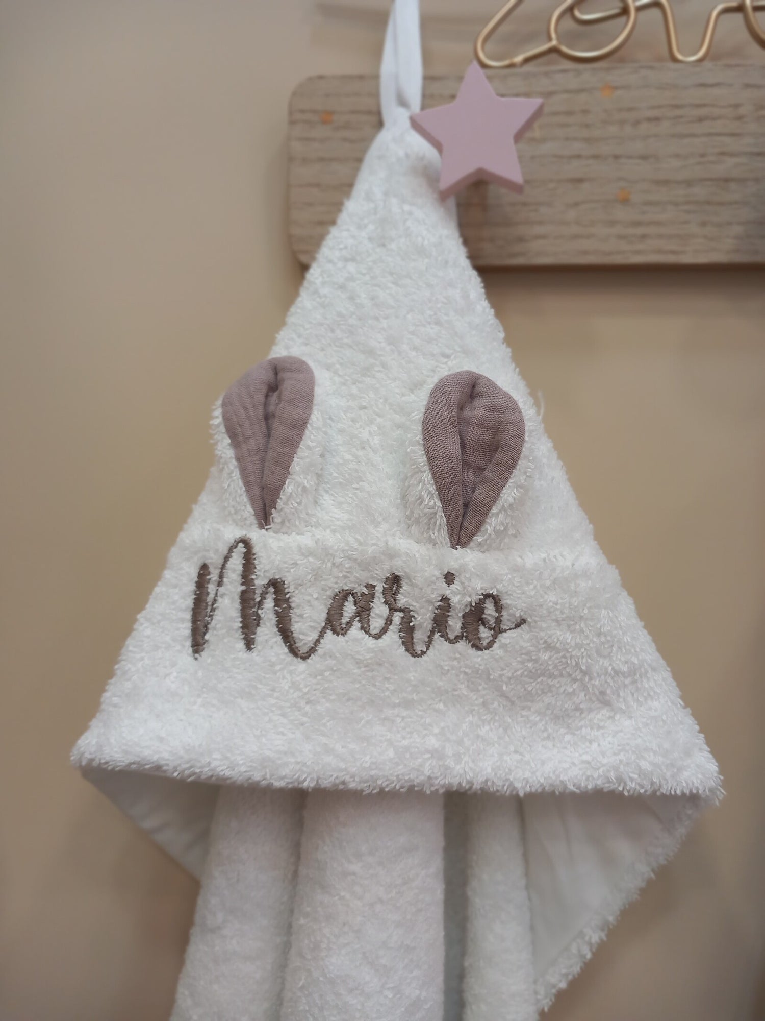 Accappatoio Rabbit in spugna di cotone MOUSSE