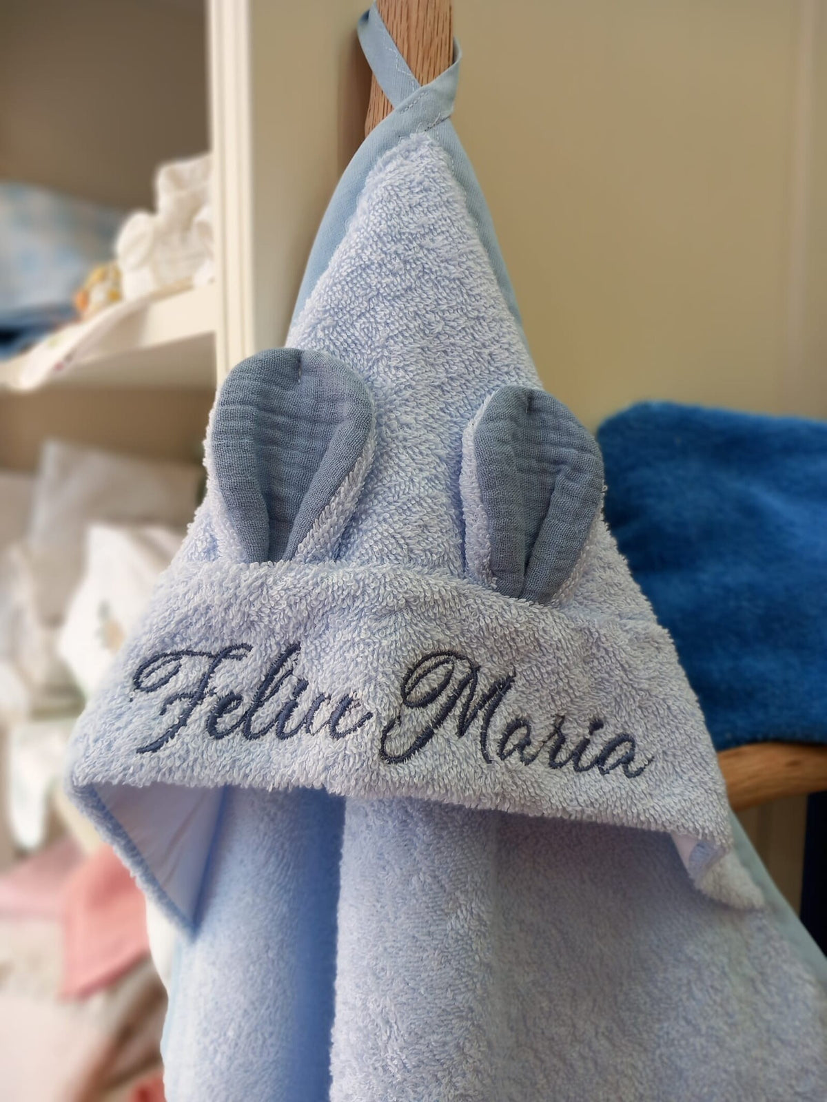 Accappatoio Rabbit in spugna di cotone MOUSSE