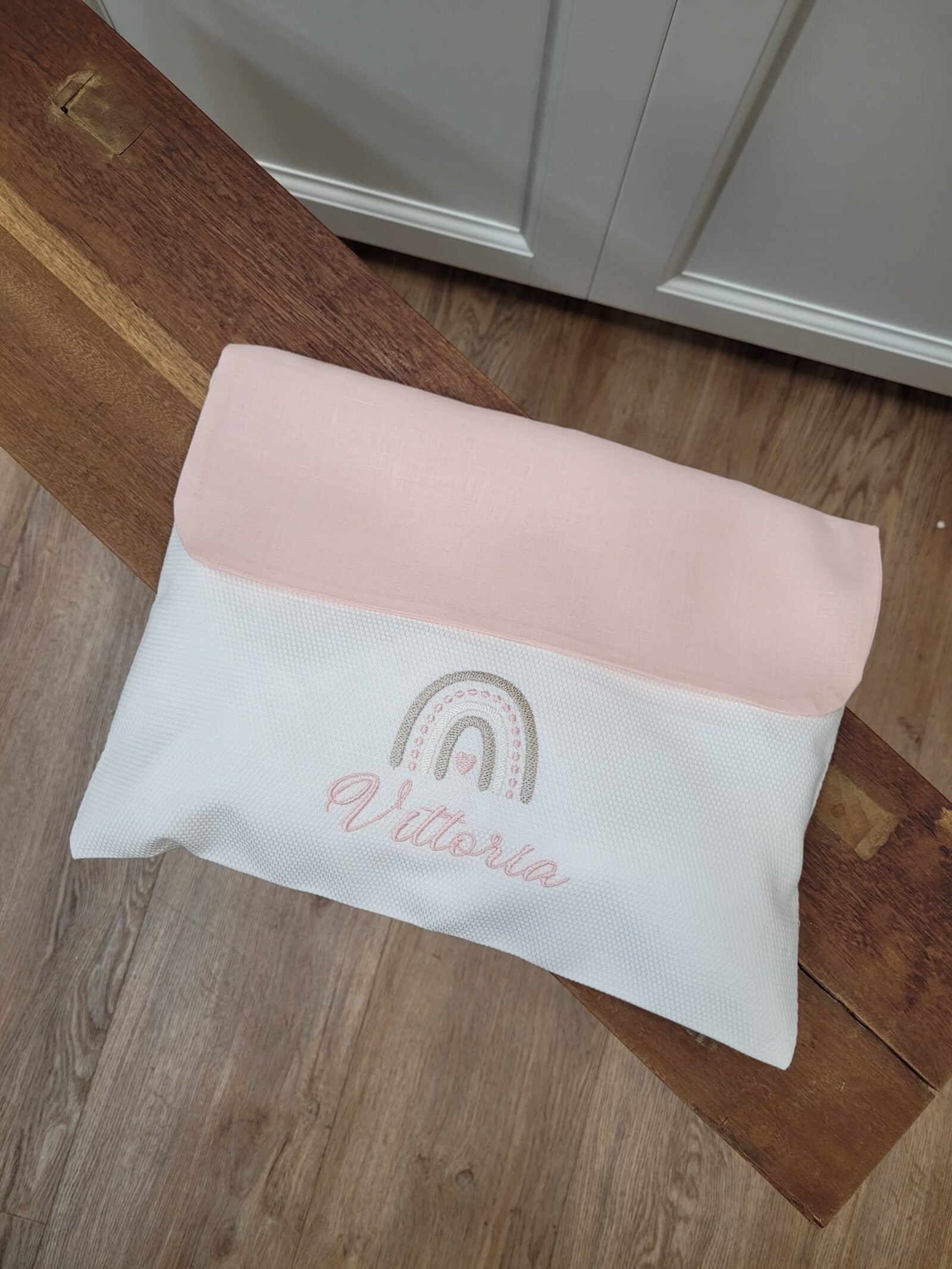 Busta nascita con pattina in lino