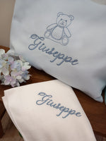 Borsello cambio Baby Love e quadrato di cotone