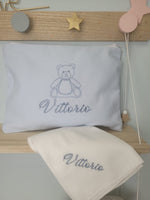 Borsello cambio Baby Love e quadrato di cotone