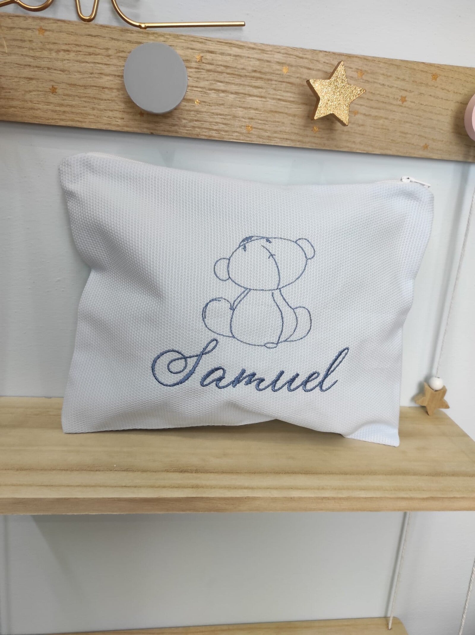 Borsello cambio Baby Love e quadrato di cotone