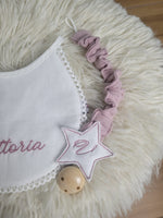 Portaciuccio personalizzato in mussola di cotone