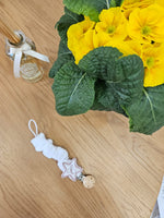 Portaciuccio personalizzato in mussola di cotone