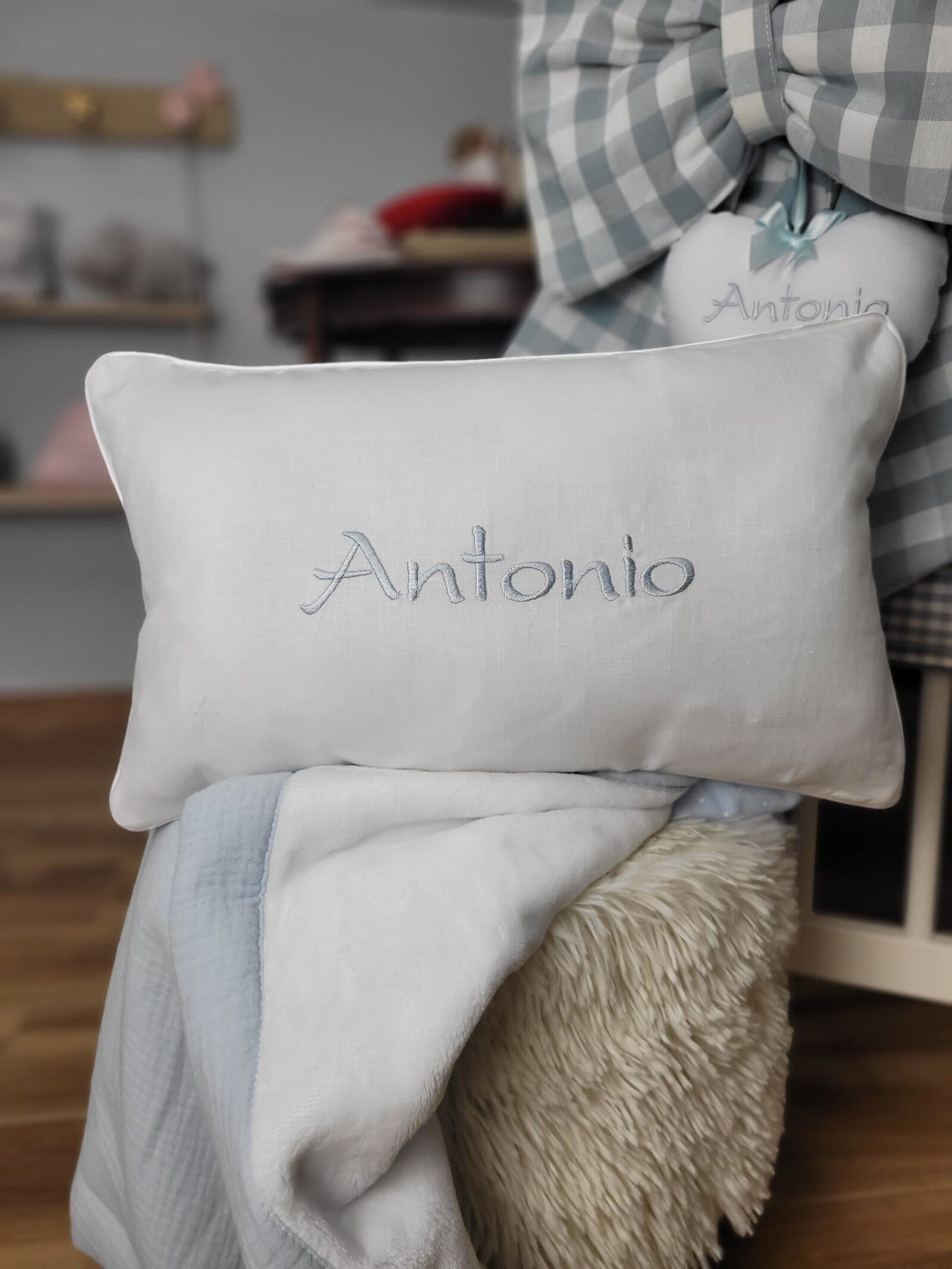 Cuscino decorativo in lino