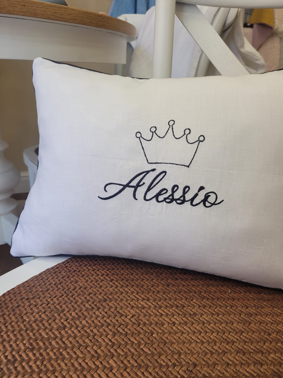 Cuscino decorativo in lino