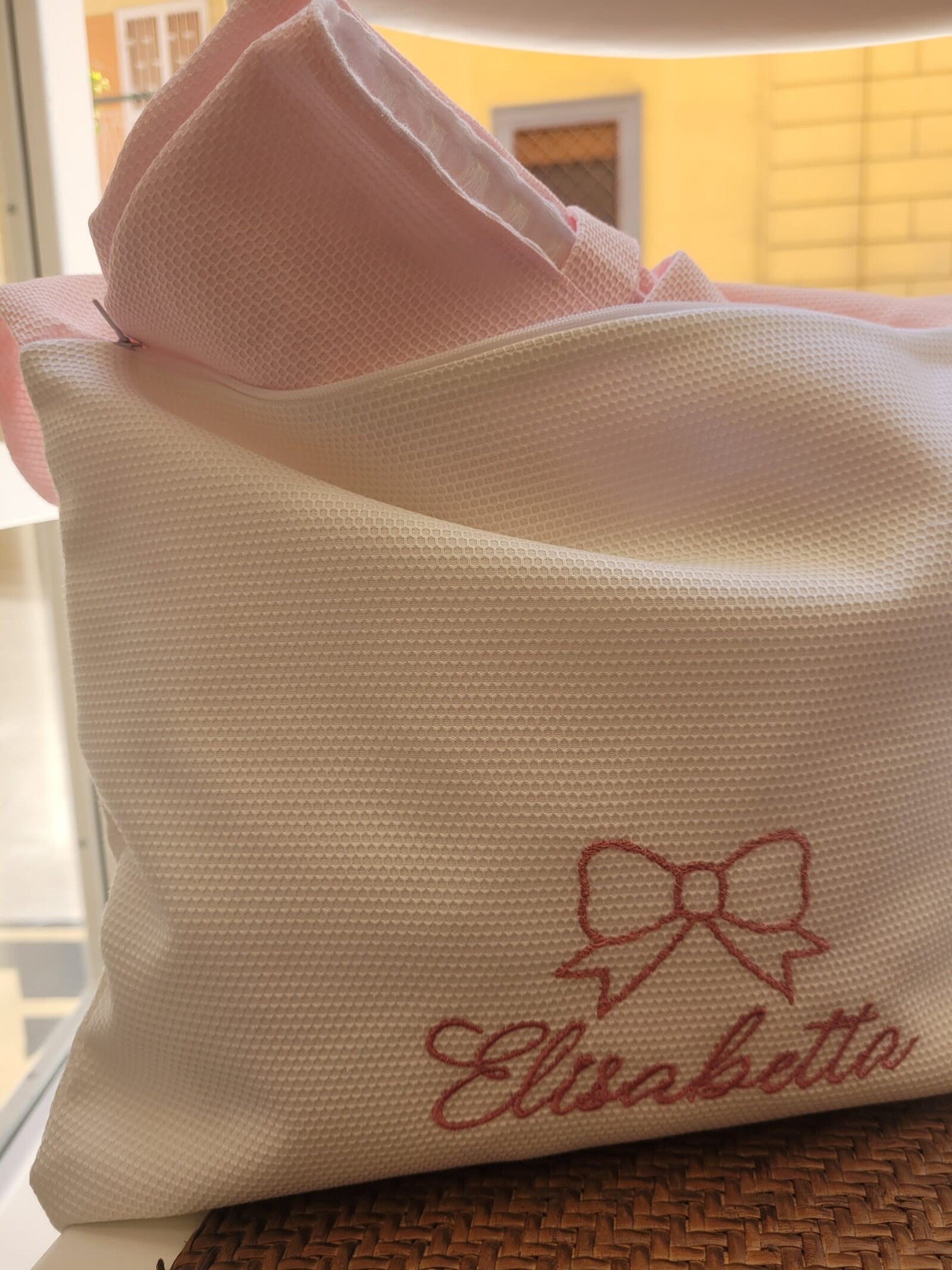 Coordinato per il Cambio, busta nascita e fasciatoio portatile