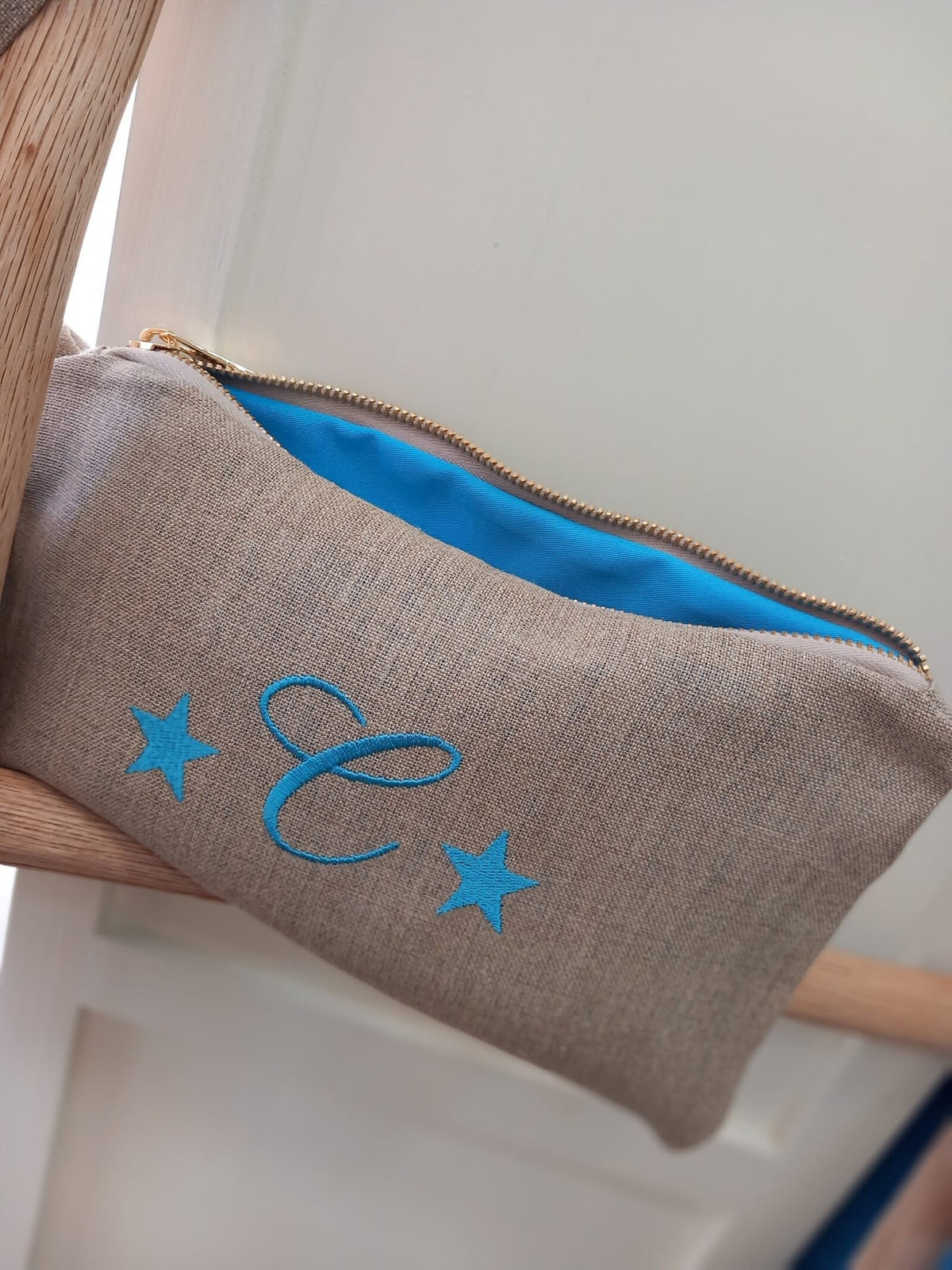 Borsello in lino naturale