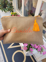 Borsello in lino naturale