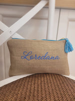 Borsello in lino naturale