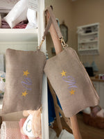 Borsello in lino naturale