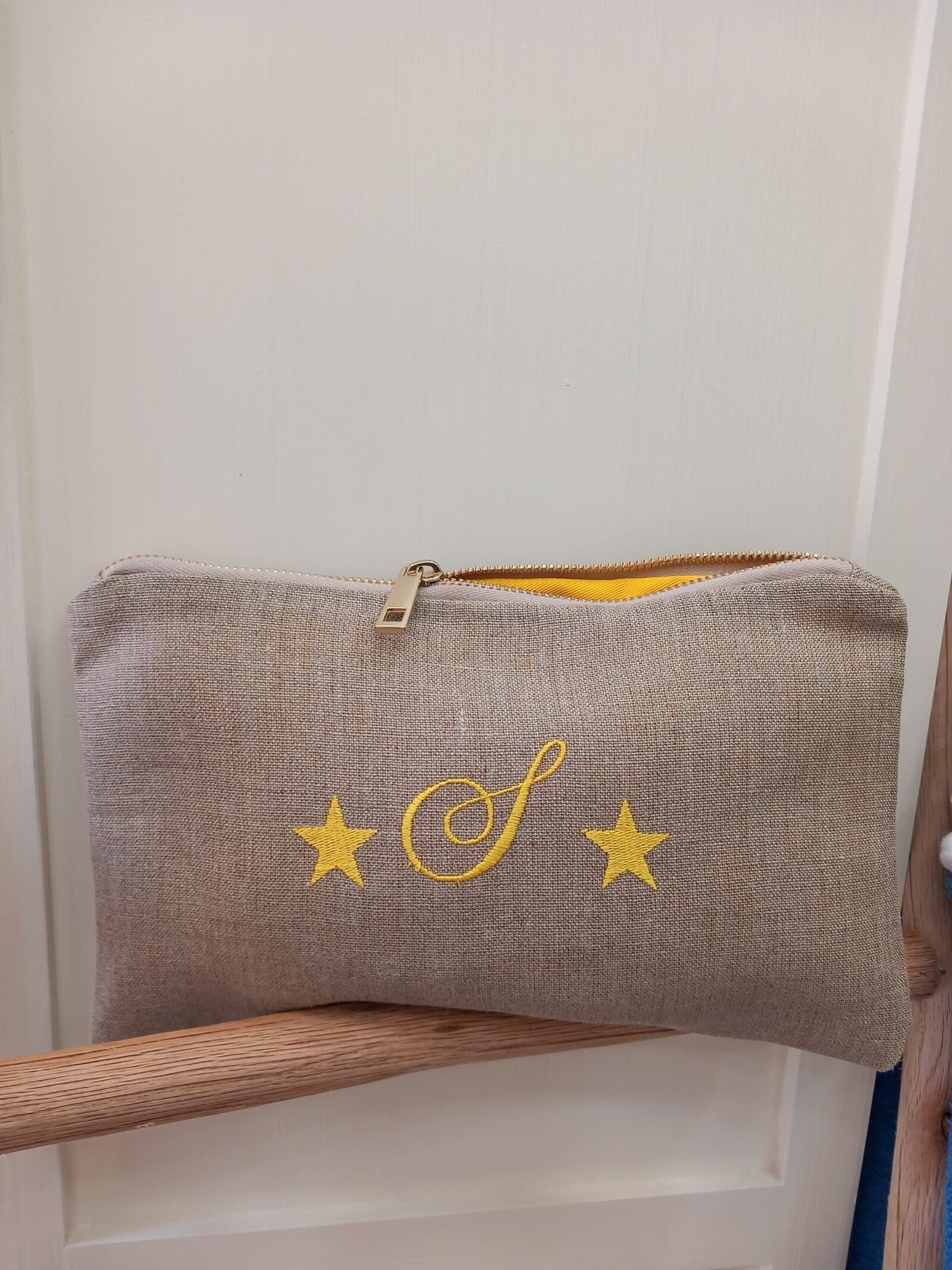 Borsello in lino naturale