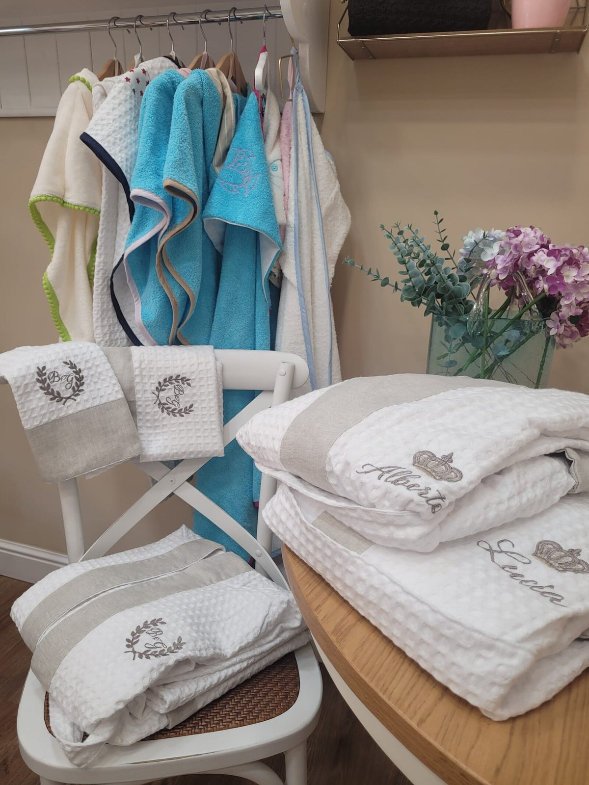 Accappatoio in cotone apone personalizzato