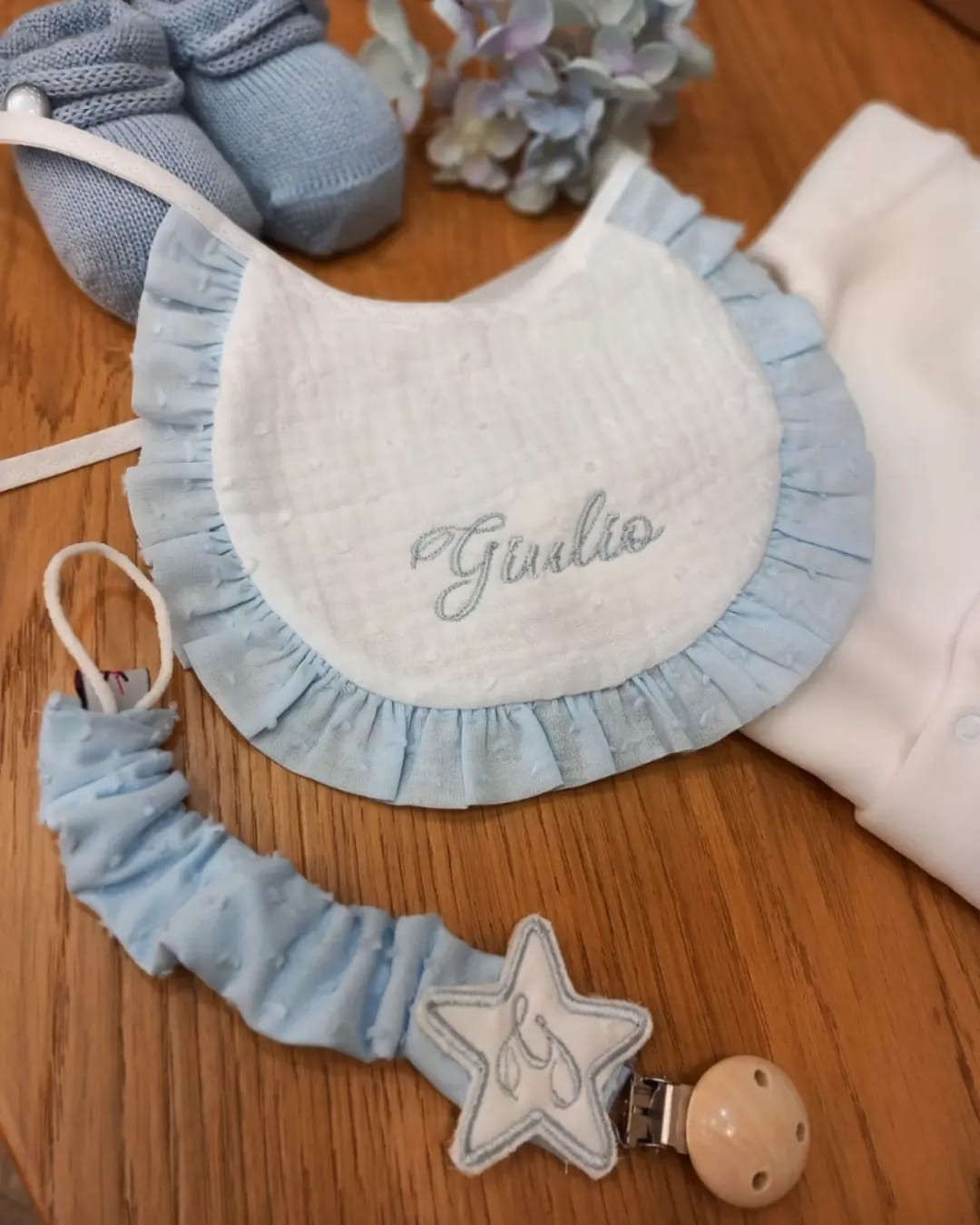 Portaciuccio in plumetis