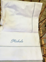 Lenzuolino con merlettino colorato