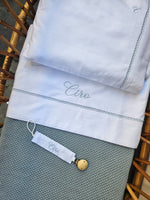 Lenzuolino con merlettino colorato