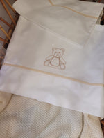 Lenzuolino con merlettino colorato