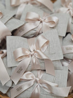 Pochette portaconfetti in lino