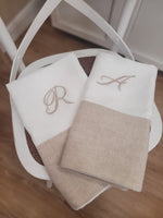 Telo Mare in puro lino personalizzato