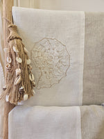 Telo Mare in puro lino personalizzato