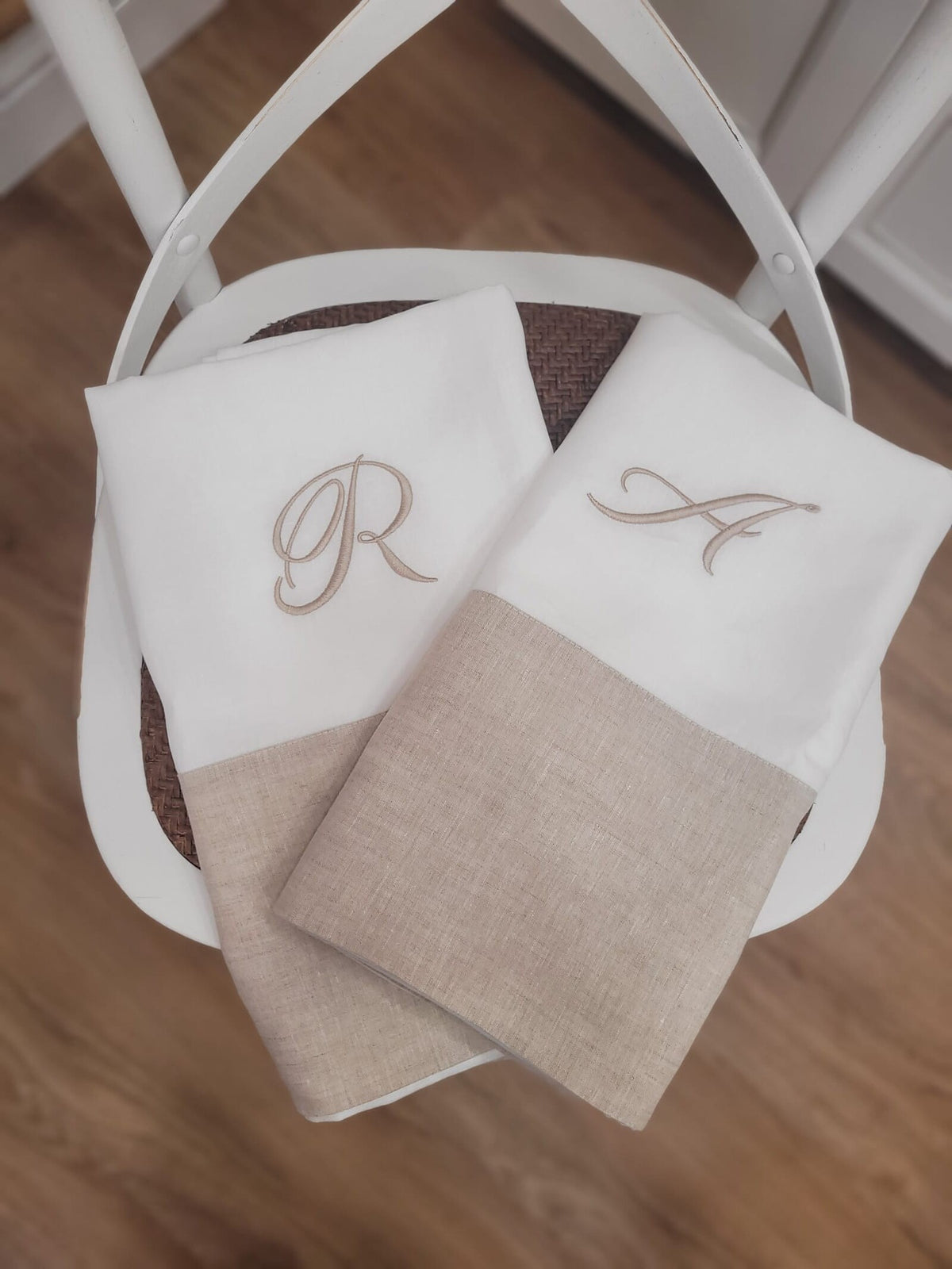 Telo Mare in puro lino personalizzato