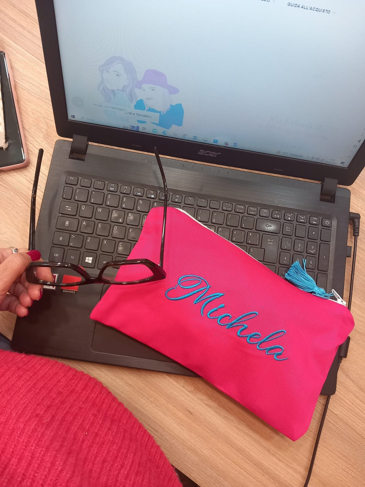 Borsello in cotone personalizzato, Candy Purse