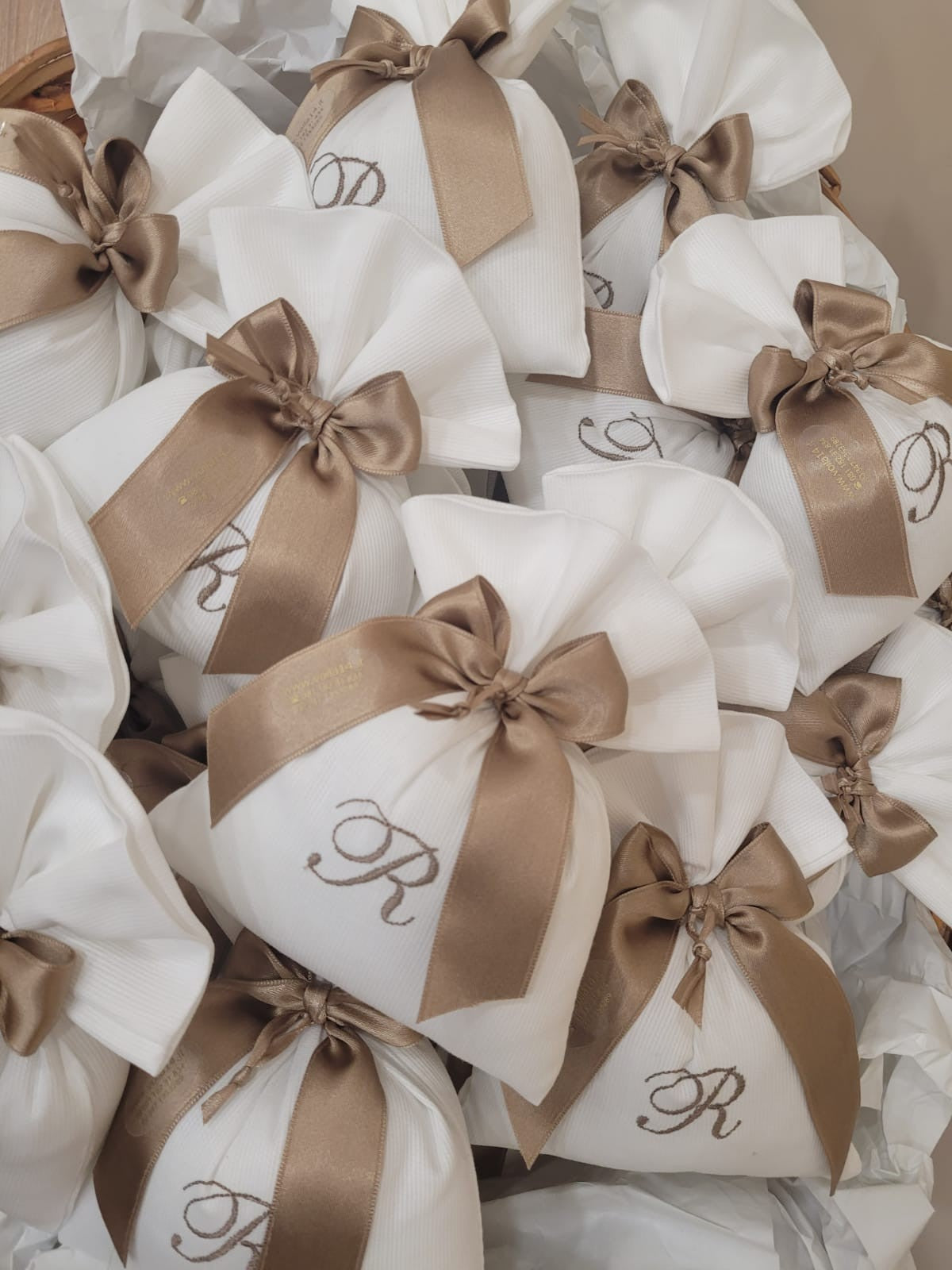 Sacchetto portaconfetti bianco