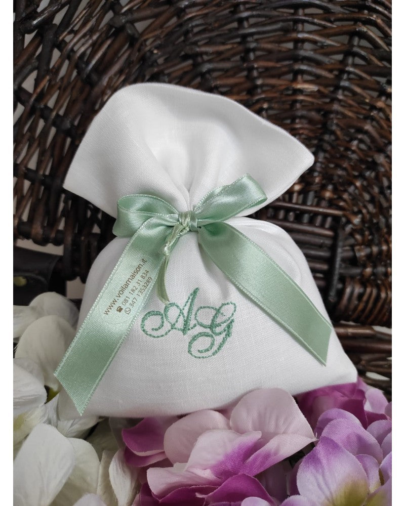 Sacchetto portaconfetti bianco