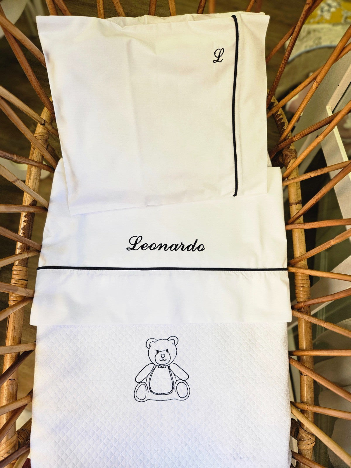 Lenzuolino personalizzato con profilo