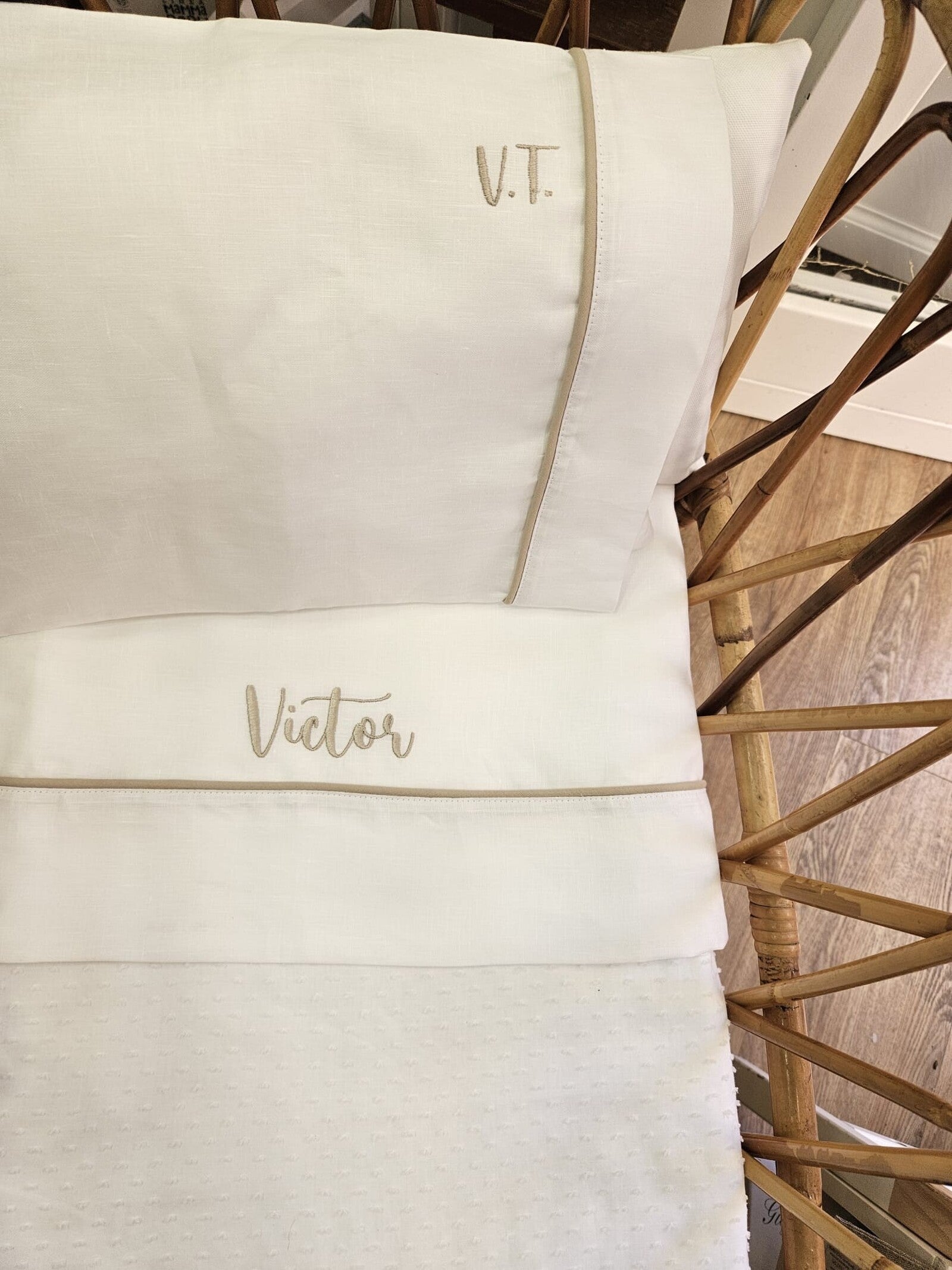 Lenzuolino personalizzato con profilo