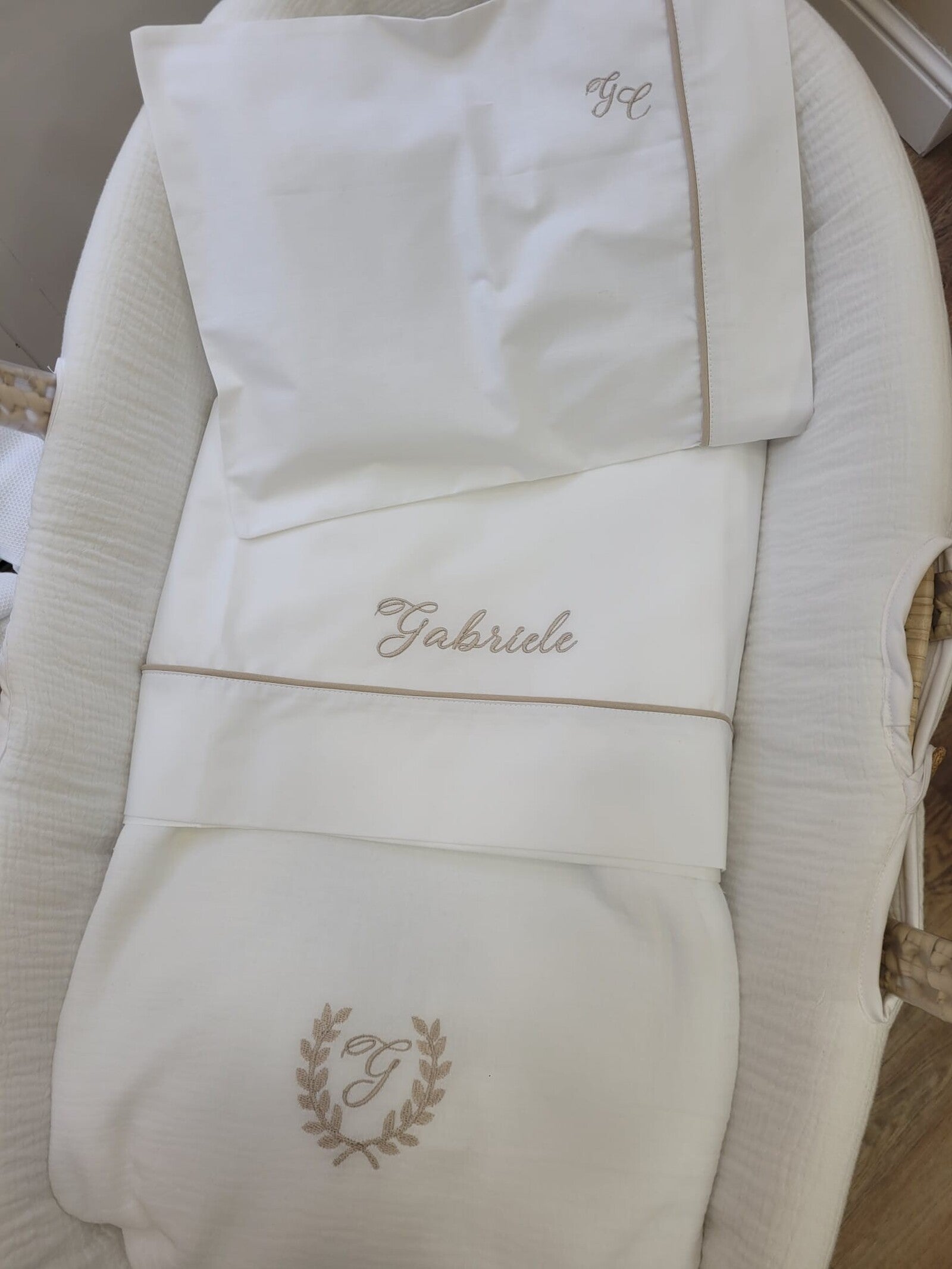 Lenzuolino personalizzato con profilo