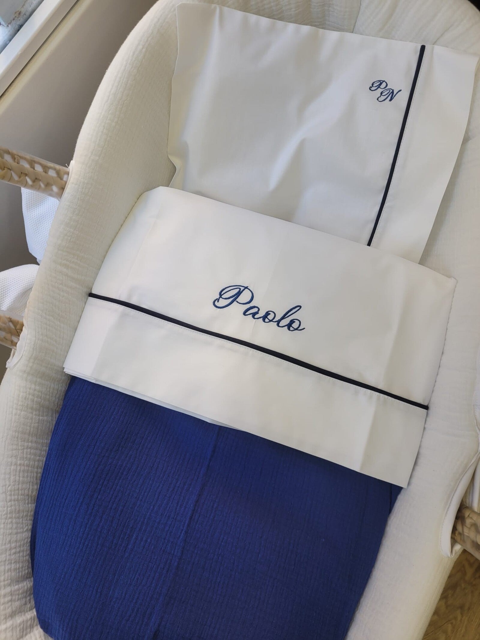 Lenzuolino personalizzato con profilo